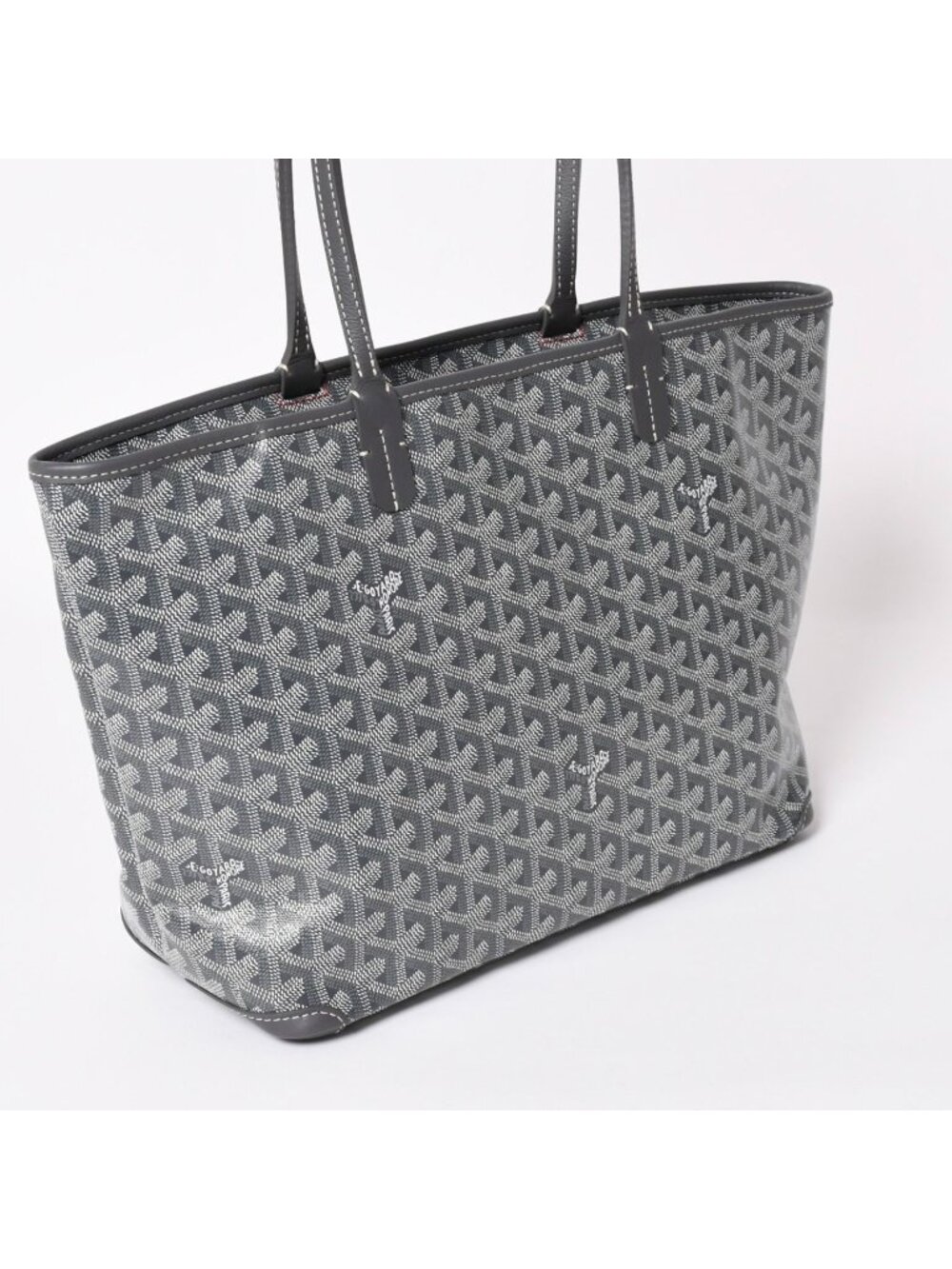 Goyard Artois Tote Bag Saint Louis PM Din Canvas Gray - Picture 3 of 16